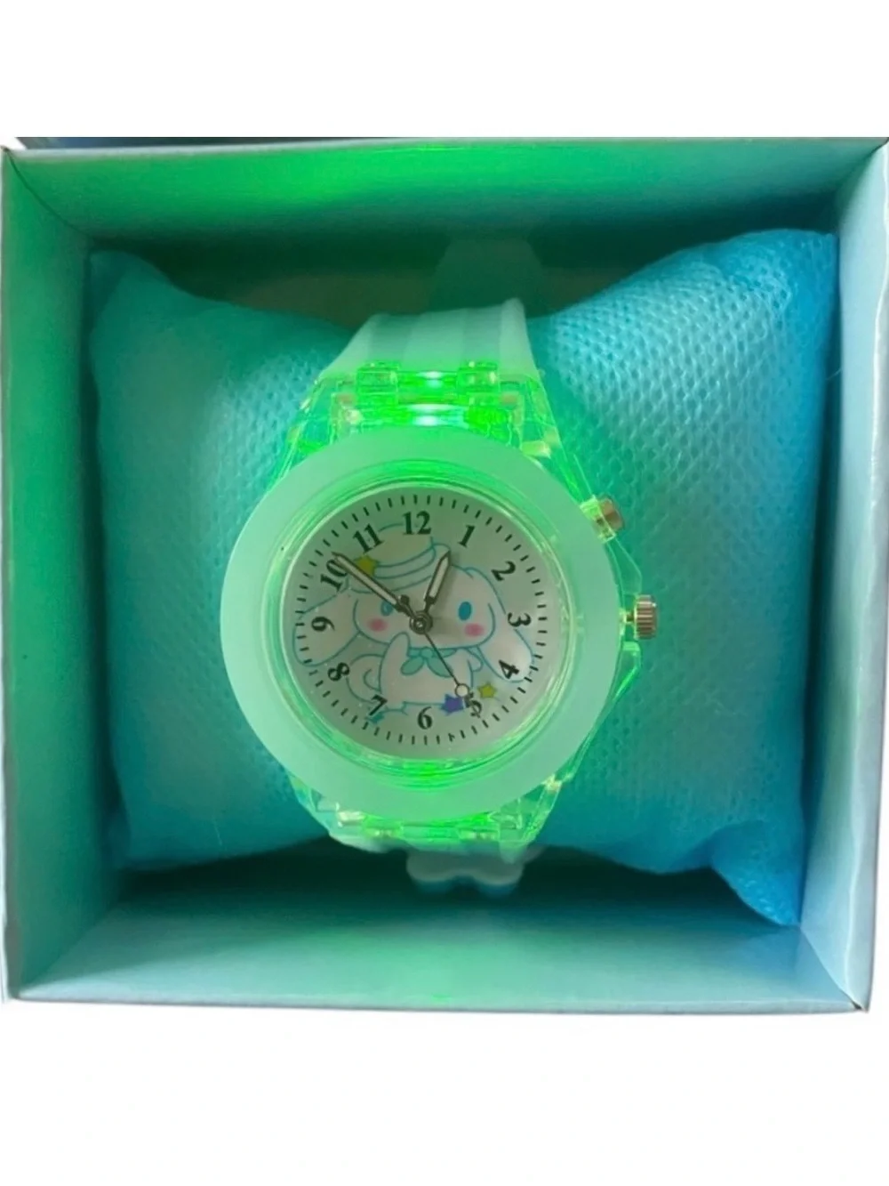 NWT-SANRIO-CINNAMOROLL LIGHT UP WATCH  Brand new in box